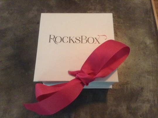 My RocksBox package - nicely done!